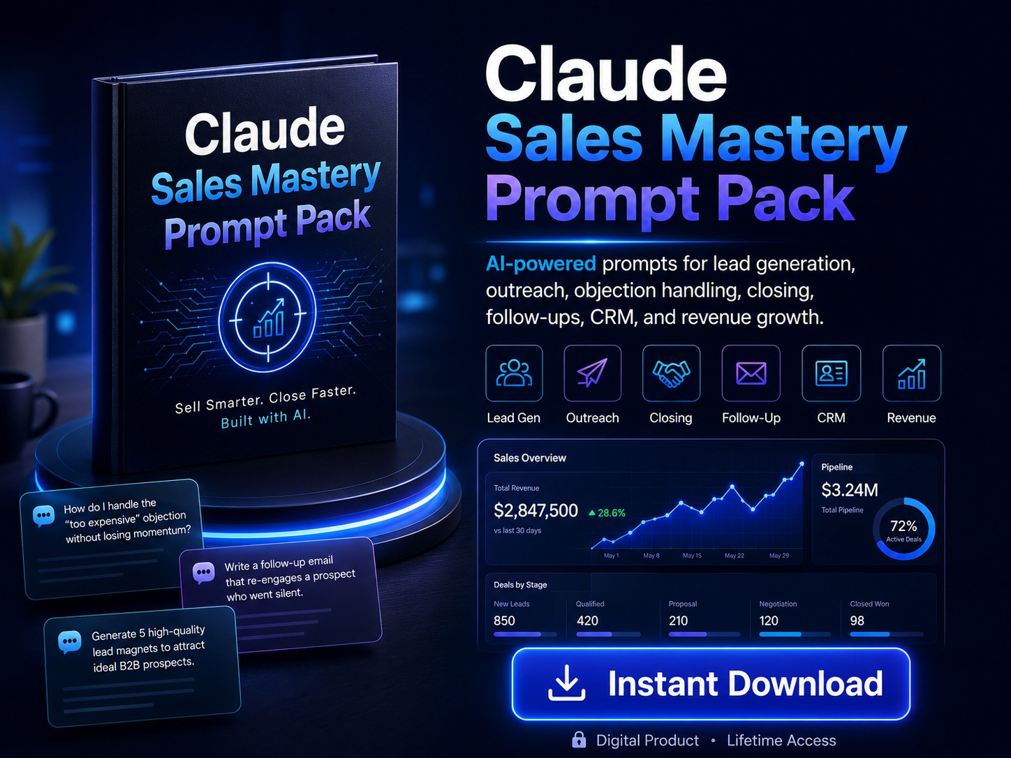 Claude Sales Mastery Prompt Pack