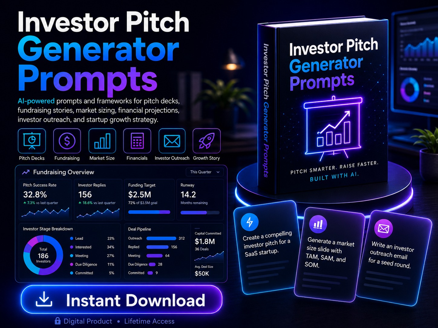 Investor Pitch Generator Prompts