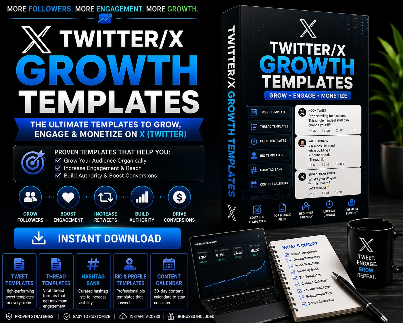 Twitter/X Growth Templates