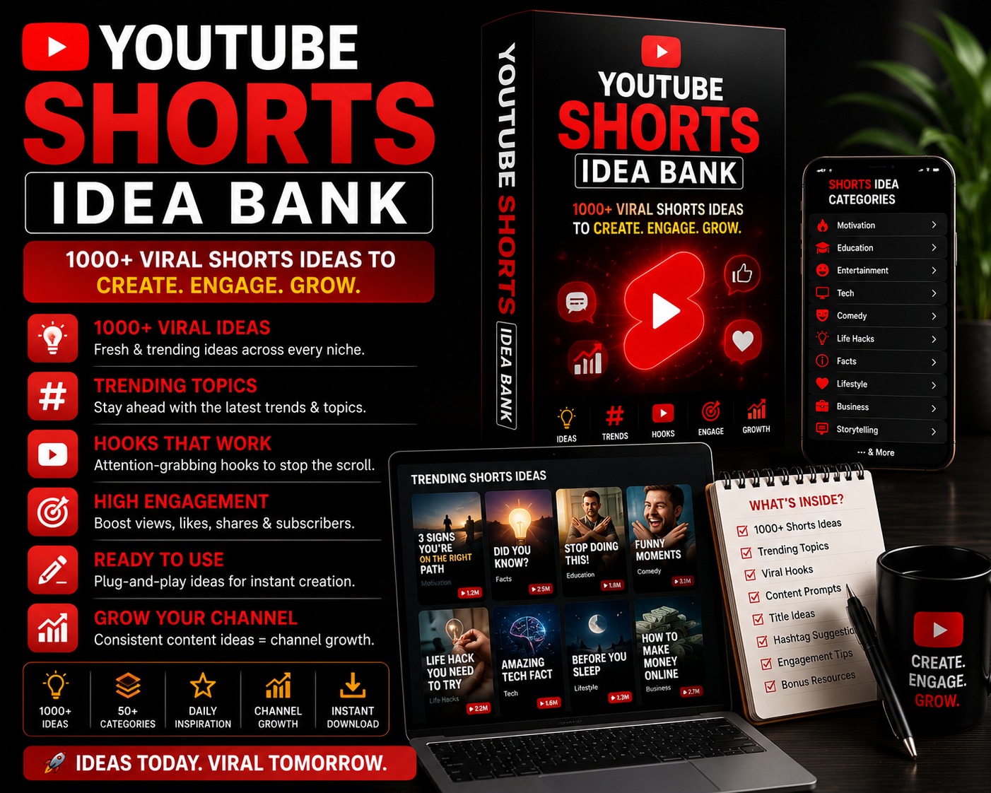 YouTube Shorts Idea Bank