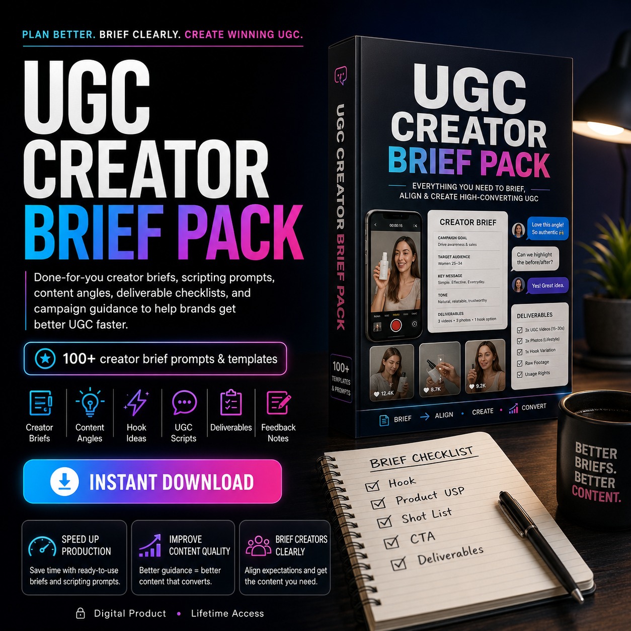 UGC Creator Brief Pack