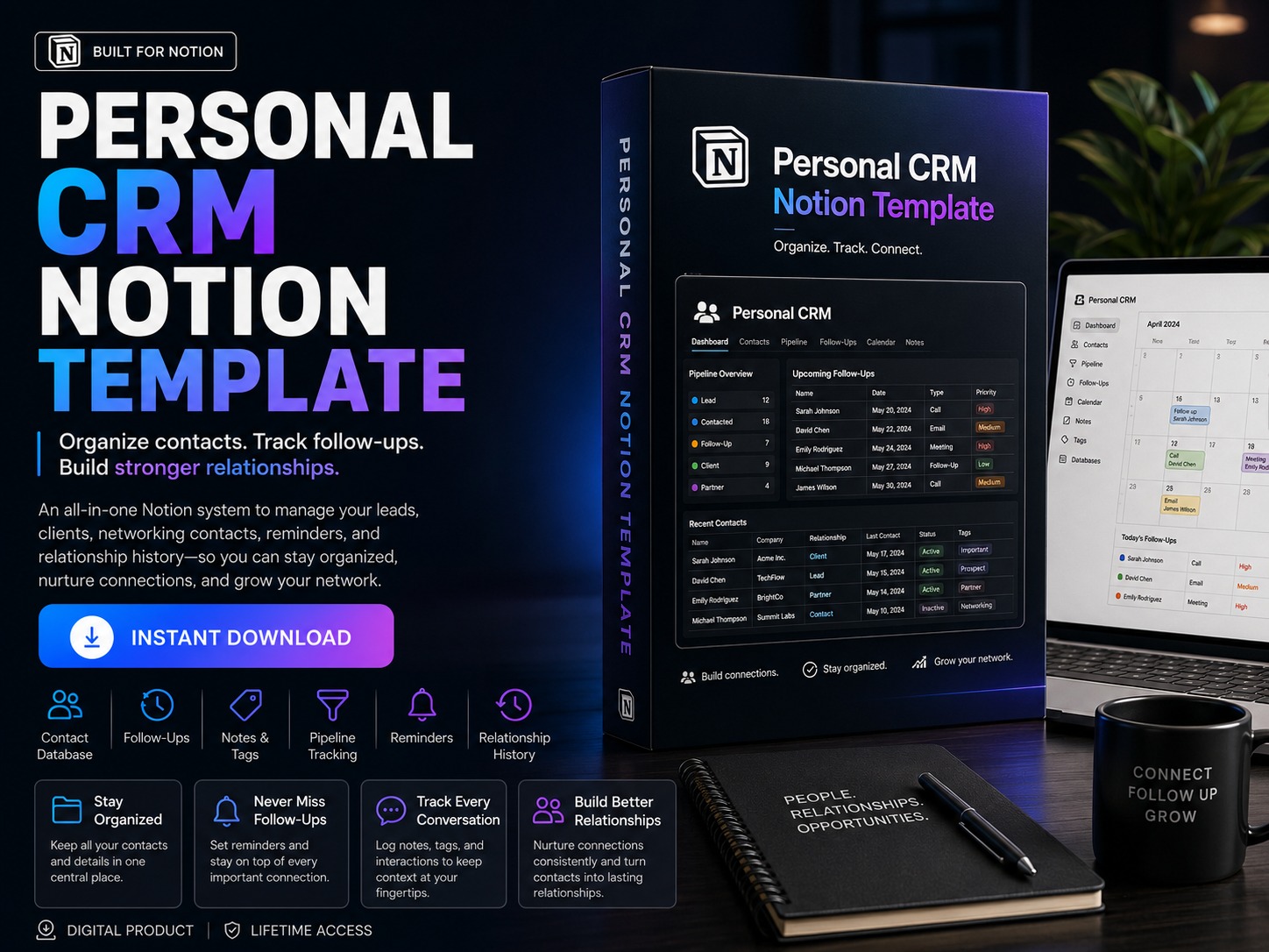 Personal CRM Notion Template